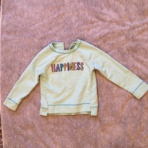 Girl’s HAPPINESS sweatshirt size 2T